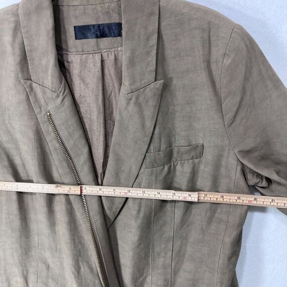 L.A.M.B. by Gwen Stefani Moto Blazer Size 10 in Taupe - Picture 8 of 15
